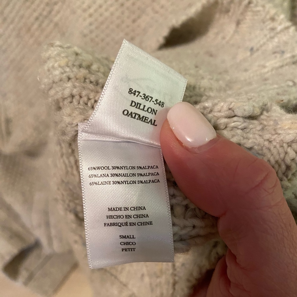 Rails Knit Split-Back Chunky Sweater - image 8